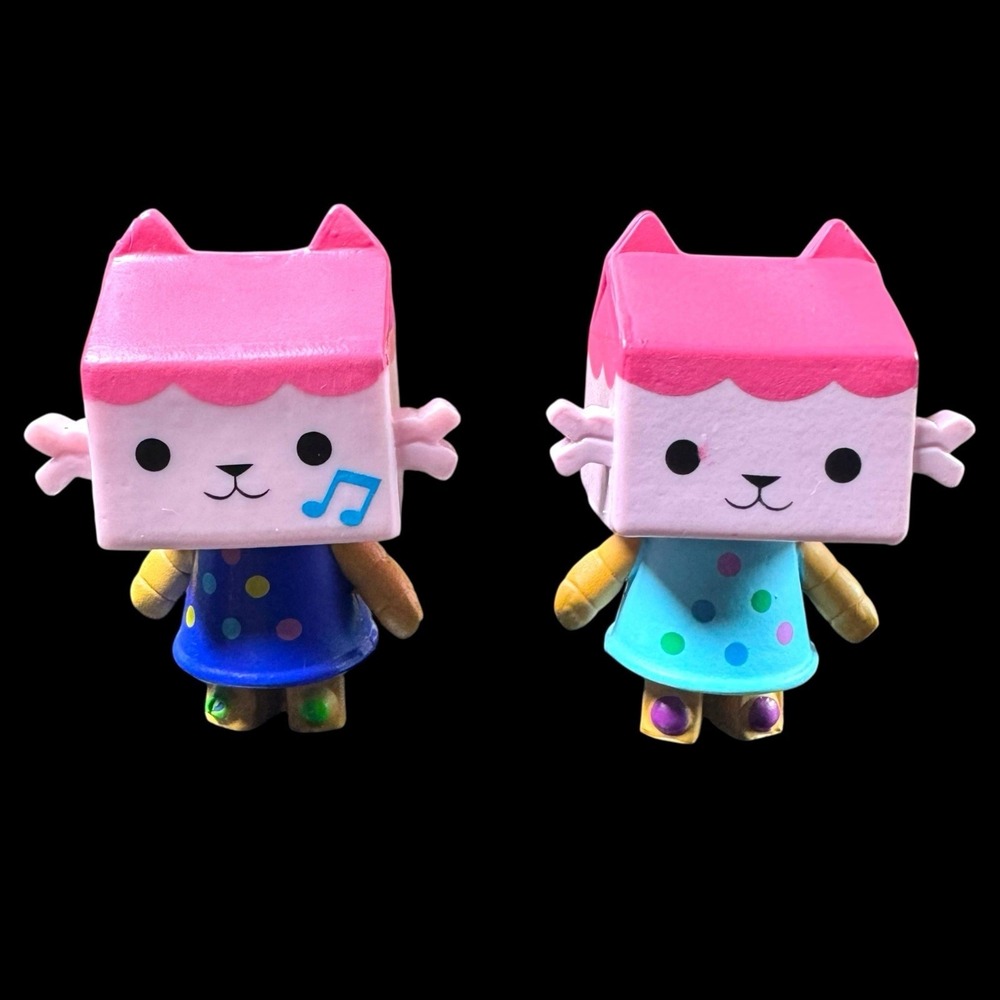 Gabby's Dollhouse Baby Box Cat Mini Figures Replacement 2" Lot of‎ 2